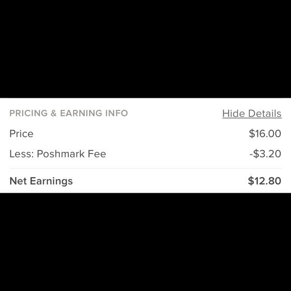 Poshmark fees vs. offers - Picture 2 of 4